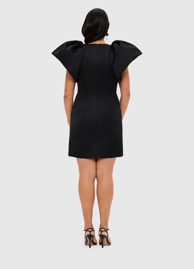 Exclusive Leo Lin Dayna Mini Dress - Ebony