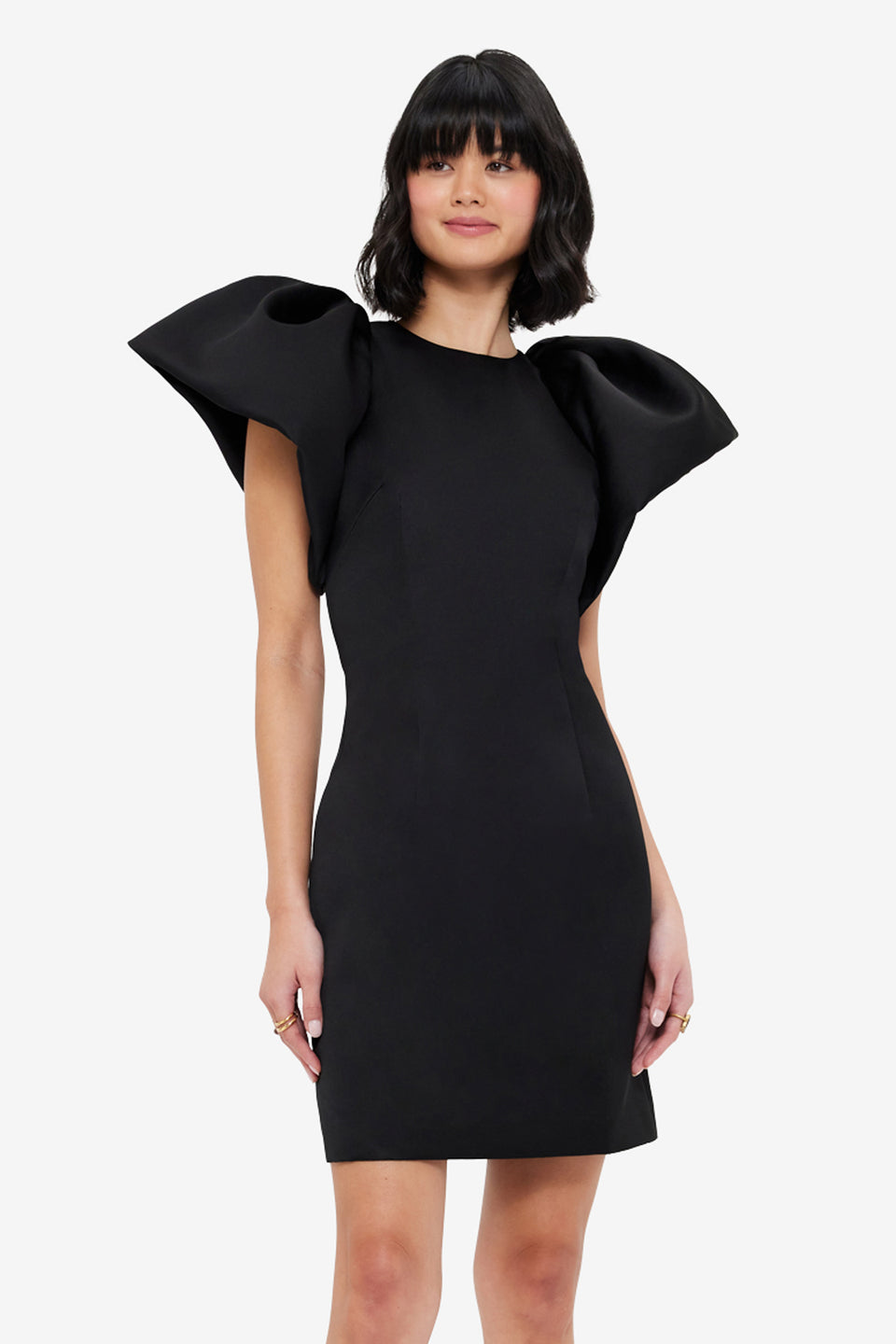 Exclusive LEO LIN Dayna Mini Dress - Ebony