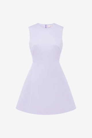 Exclusive LEO LIN Chloe Sleeveless Mini Dress - Lilac