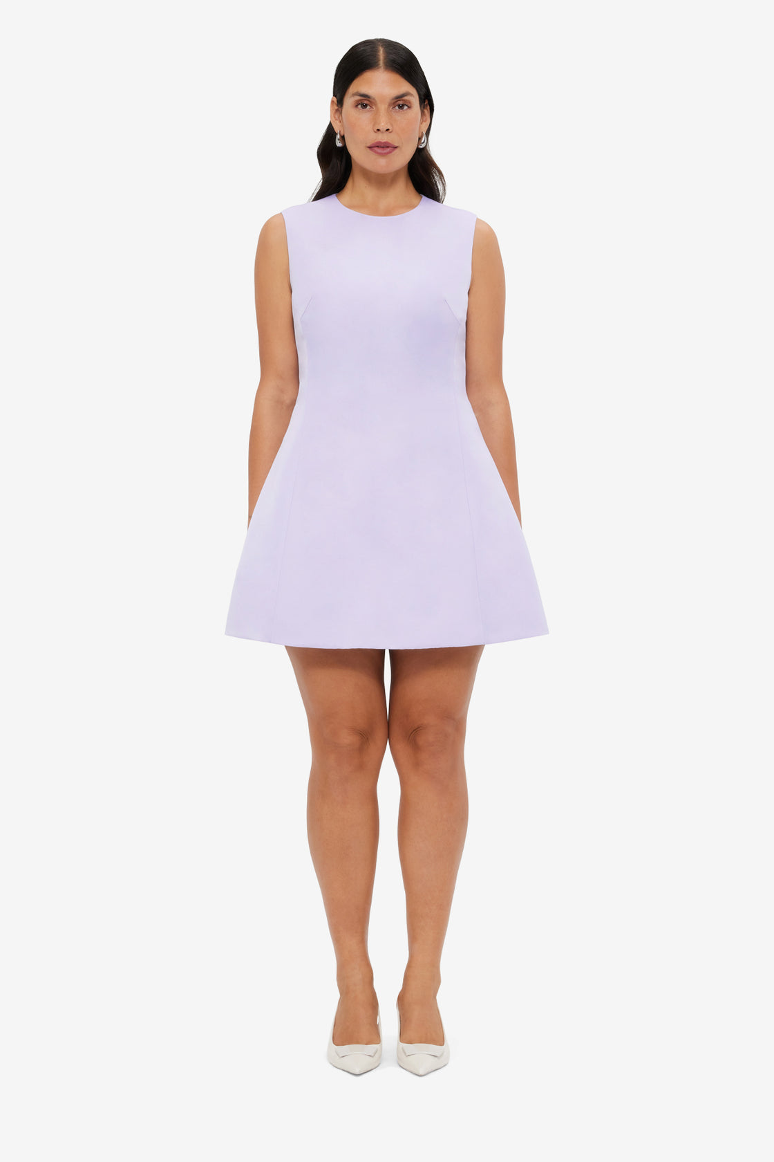 Exclusive LEO LIN Chloe Sleeveless Mini Dress - Lilac