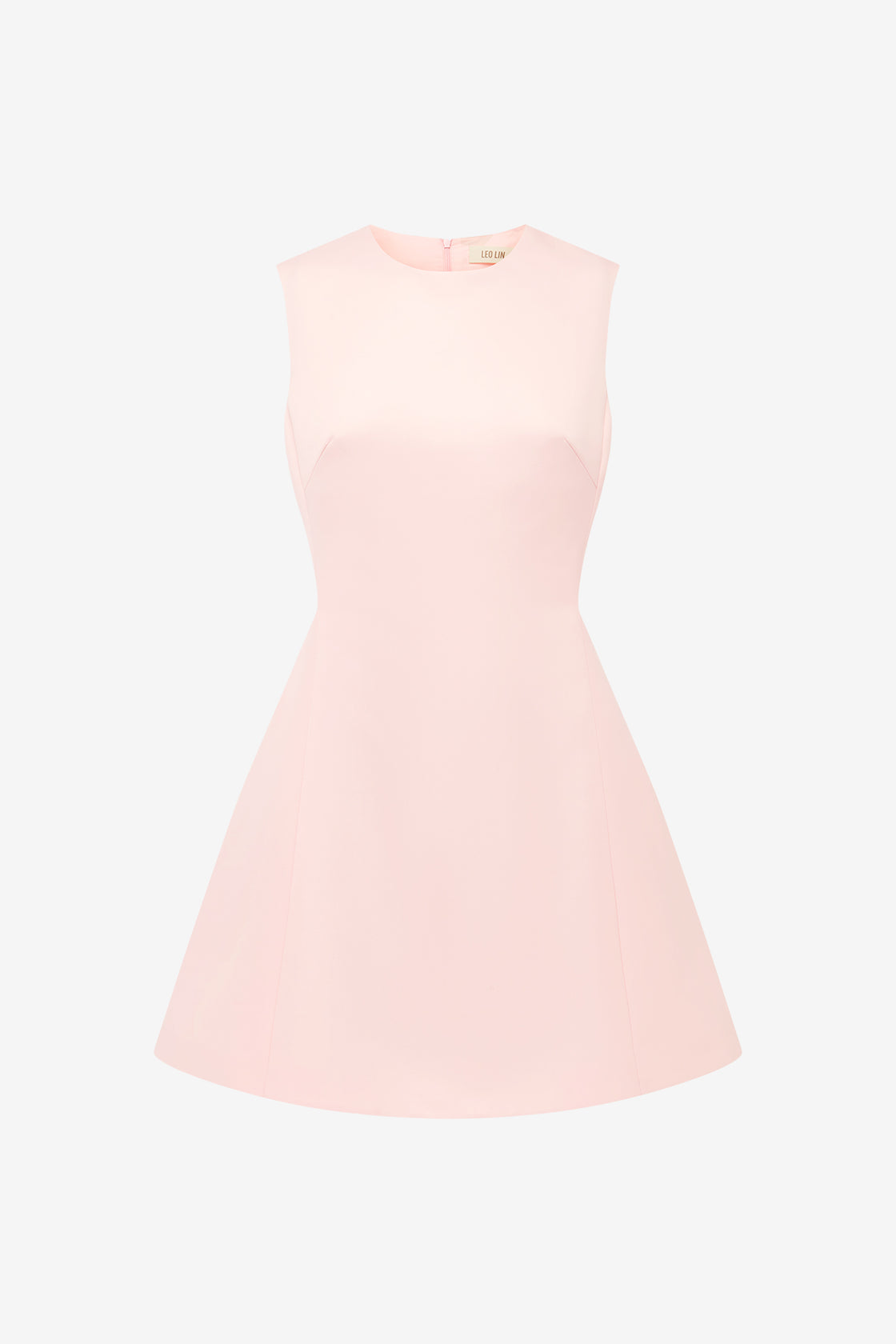Exclusive LEO LIN Chloe Sleeveless Mini Dress - Soft Pink