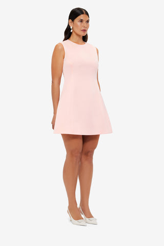 Exclusive LEO LIN Chloe Sleeveless Mini Dress - Soft Pink