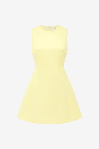 Exclusive LEO LIN Chloe Sleeveless Mini Dress - Sorbet Yellow