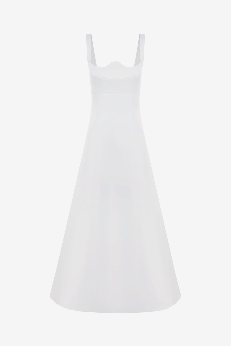 Exclusive LEO LIN Odette Midi Dress - Snow