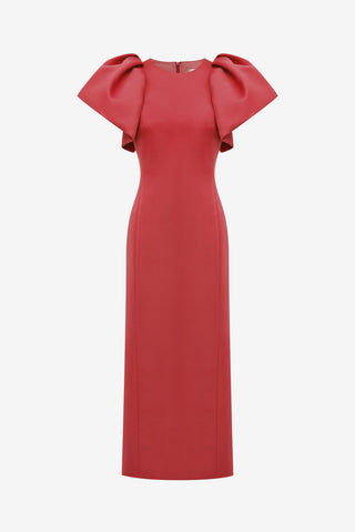 Exclusive LEO LIN Lucinda Maxi Dress - Mulberry
