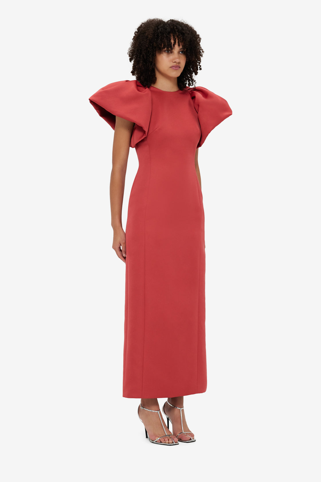Exclusive LEO LIN Lucinda Maxi Dress - Mulberry