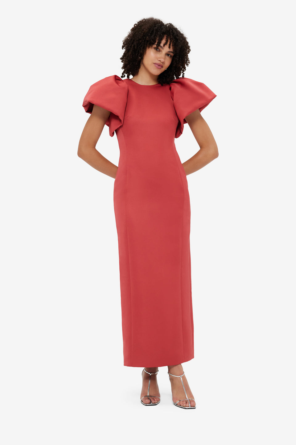 Exclusive LEO LIN Lucinda Maxi Dress - Mulberry