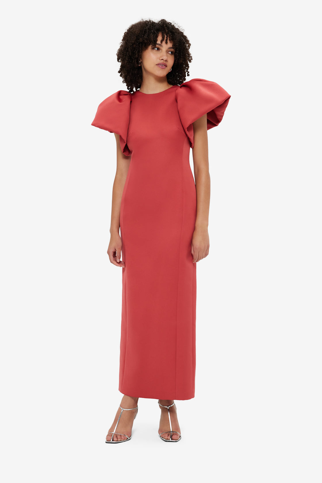 Exclusive LEO LIN Lucinda Maxi Dress - Mulberry