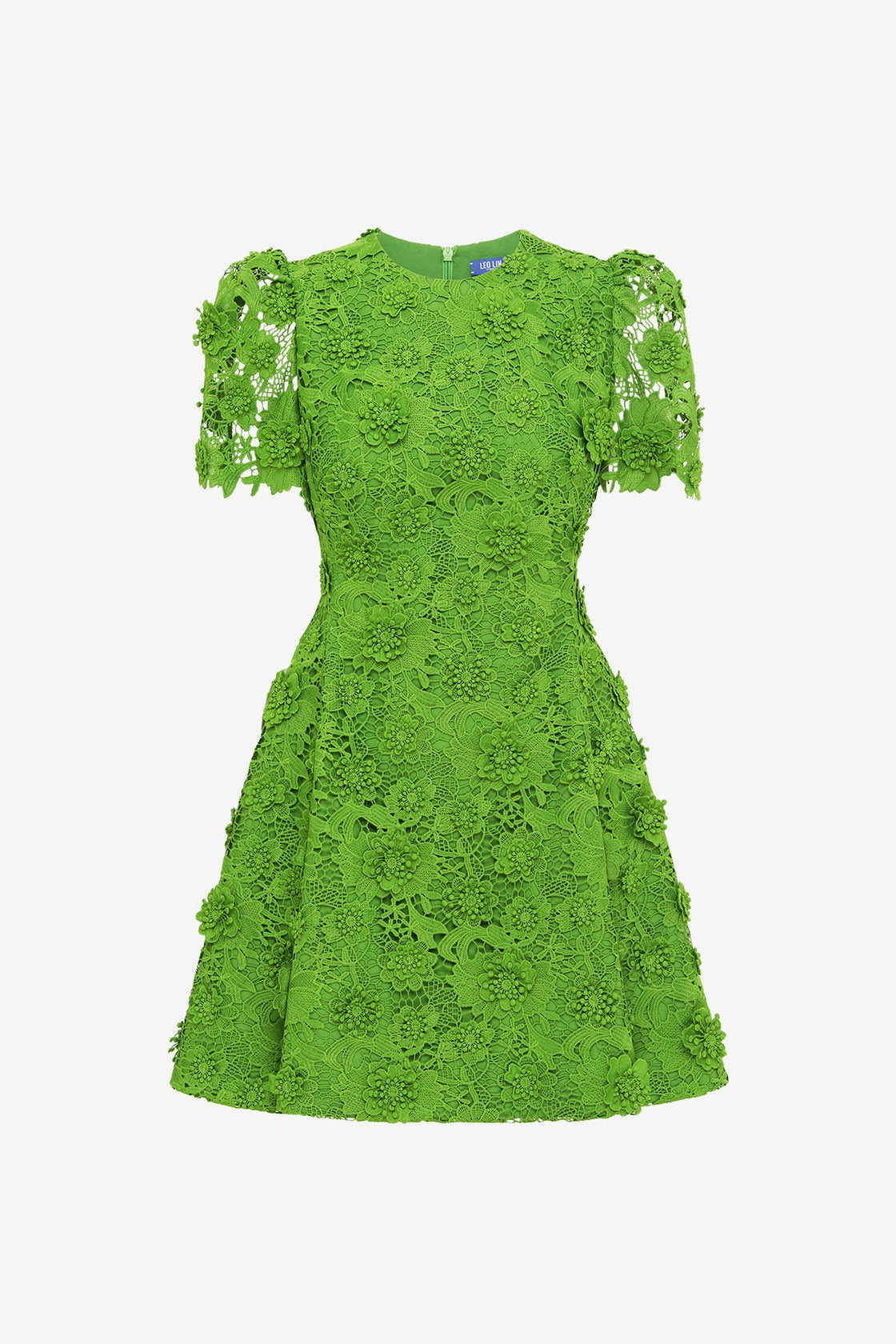 Elyse Lace Short Sleeve Mini Dress - Fern LEO LIN Elyse Lace Short Sleeve Mini Dress - Fern LEO LIN