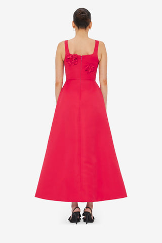 Rianne Floral Appliqu Maxi Dress - Rosa LEO LIN Rianne Floral Appliqu Maxi Dress - Rosa LEO LIN