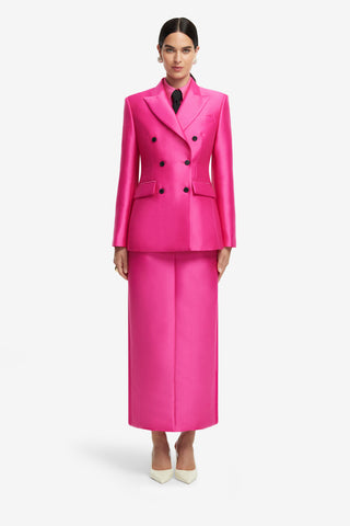 Exclusive LEO LIN Anissa Blazer - Hot Pink
