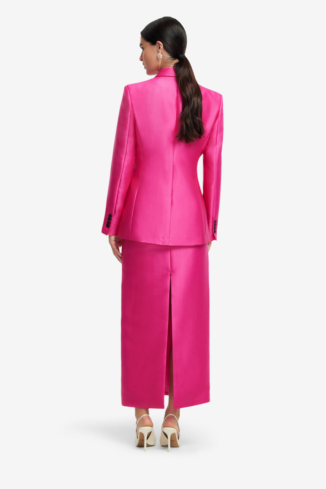 Exclusive LEO LIN Anissa Blazer - Hot Pink