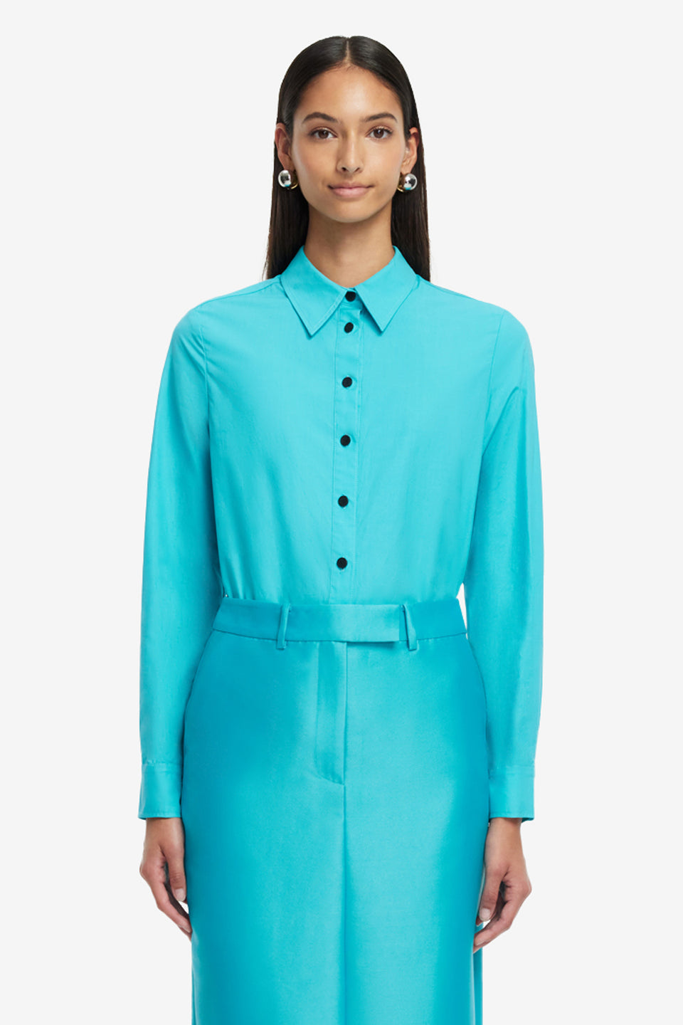 Rosaline Shirt - Aqua
