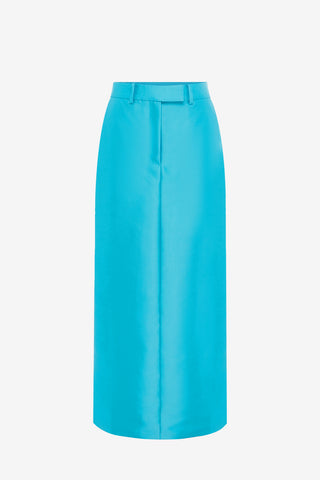 Exclusive LEO LIN Eve Maxi Skirt - Aqua