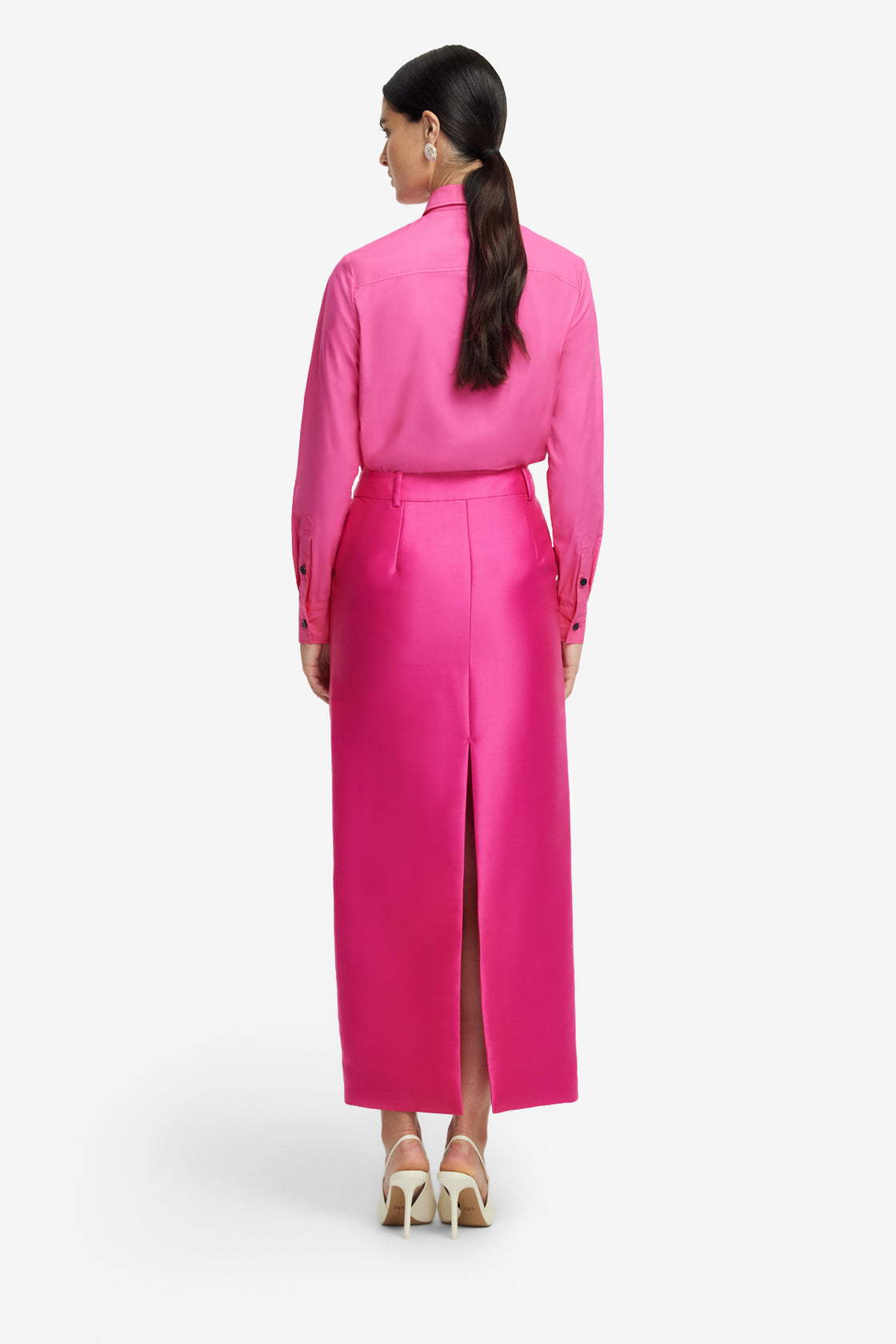 Exclusive LEO LIN Rosaline Shirt - Hot Pink