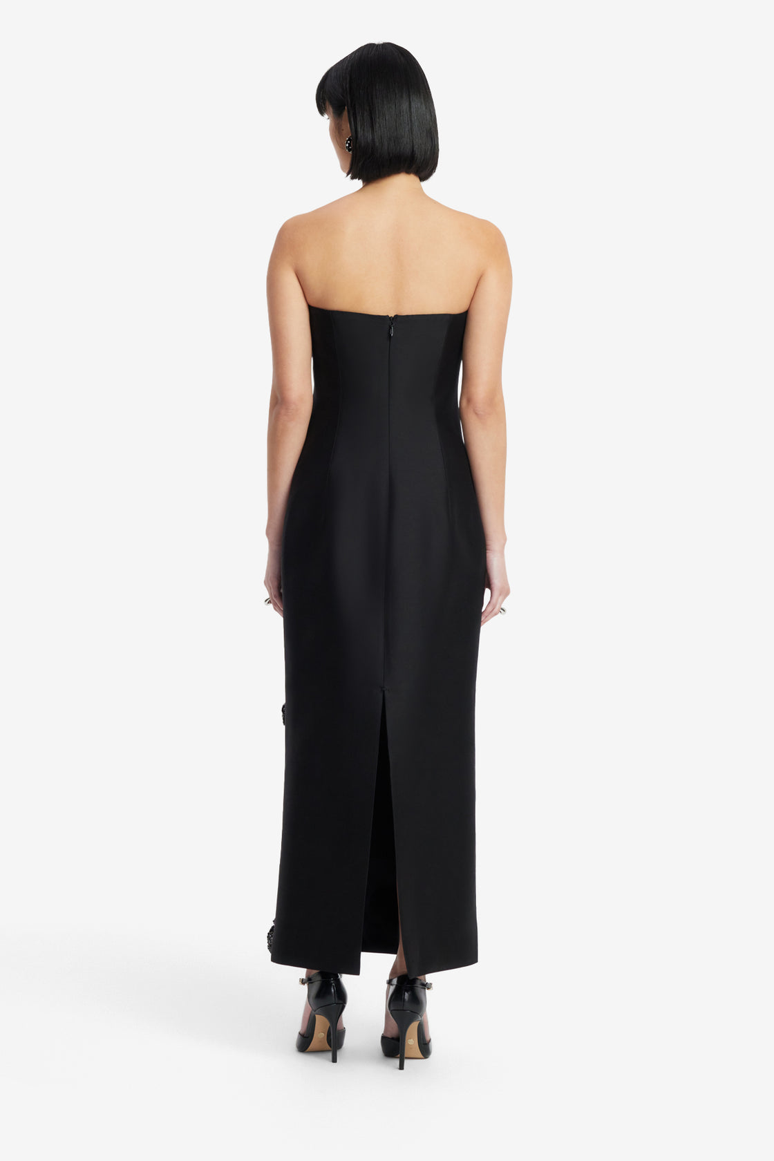 leo lin rayna embellished bustier maxi dress LEO LIN Rayna Appliqu Bustier Maxi Dress - Exclusive