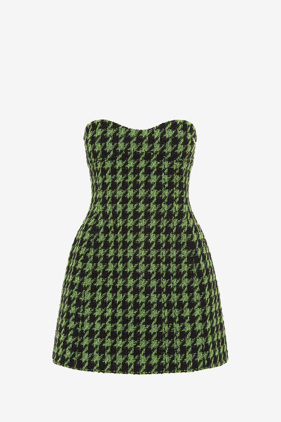 Exclusive LEO LIN Rosario Tweed Mini Dress - Houndstooth