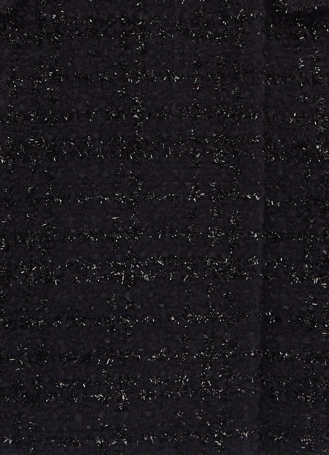 Exclusive LEO LIN Jazlyn Tweed Blazer - Ebony