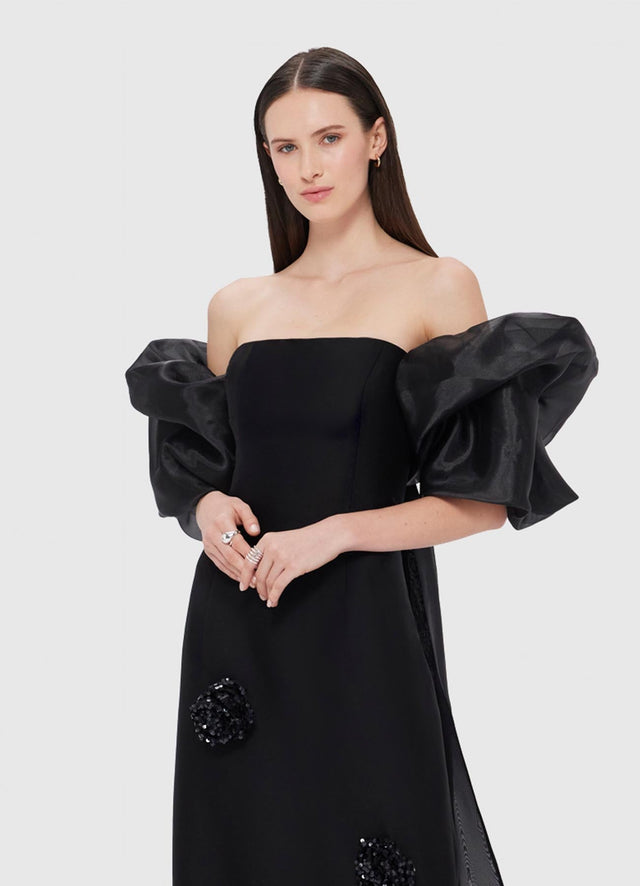 Exclusive LEO LIN Rayna Embellished Maxi Dress & Cape Set