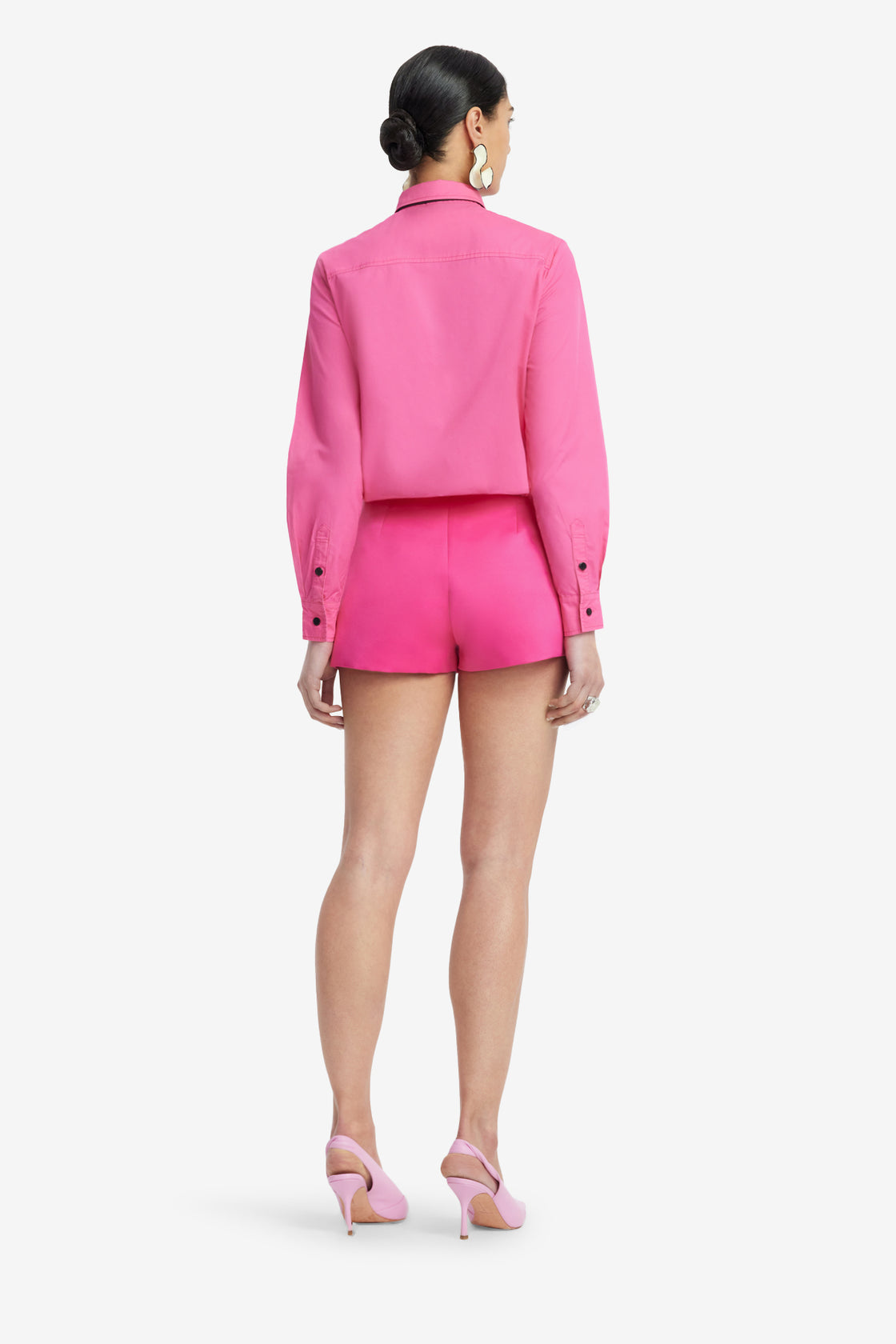 Exclusive LEO LIN Olivianne Shorts - Hot Pink