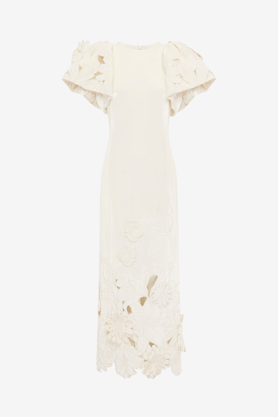 Exclusive LEO LIN Lucinda Velvet Maxi Dress - Snow