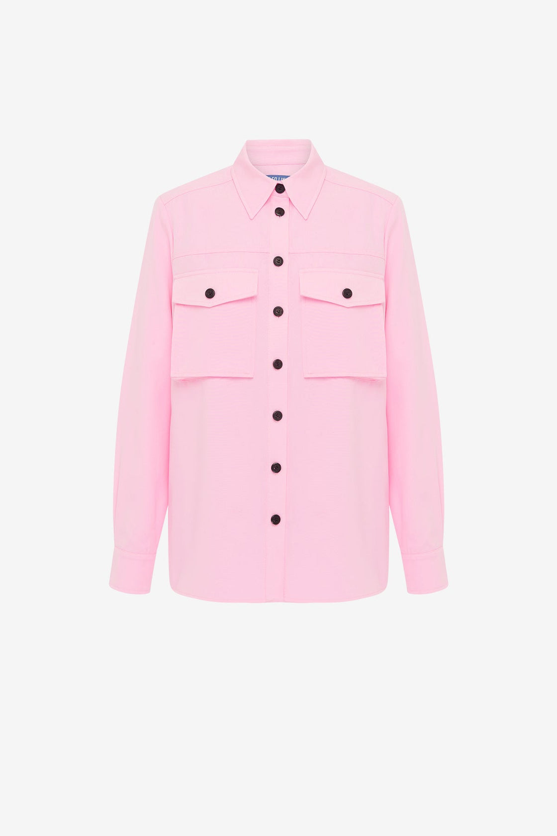 Exclusive LEO LIN Mavis Pocket Shirt - Baby Pink