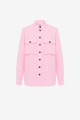 Mavis Pocket Shirt - Baby Pink Blouse/Shirts
