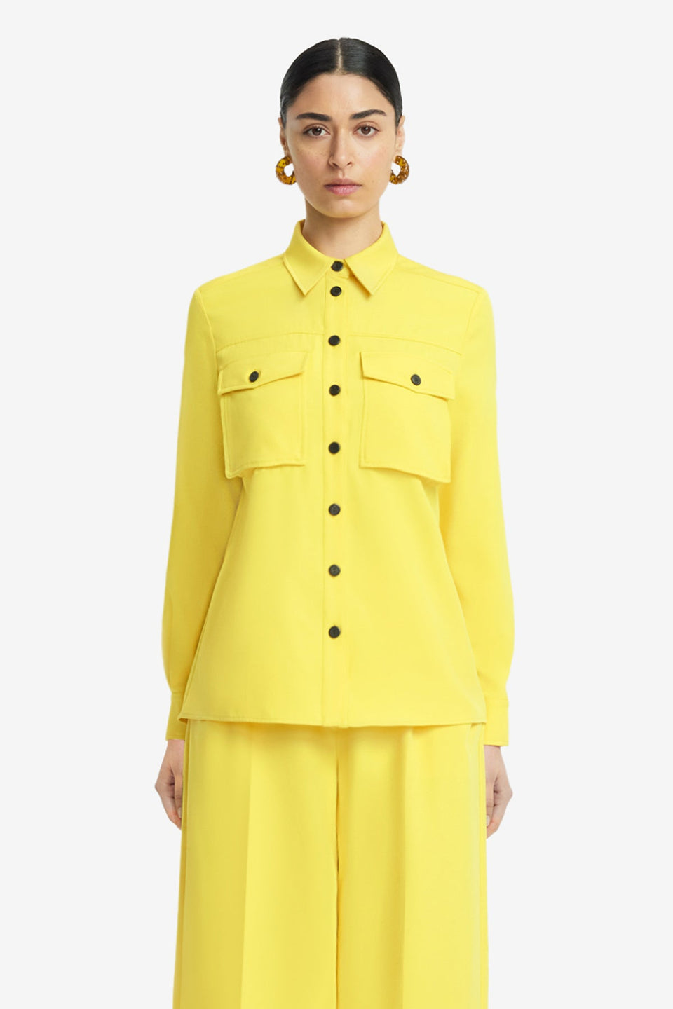 Exclusive LEO LIN Mavis Pocket Shirt - Sunshine