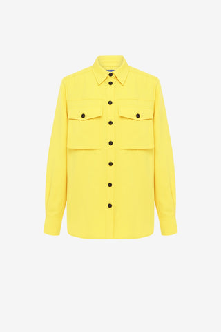 Exclusive LEO LIN Mavis Pocket Shirt - Sunshine