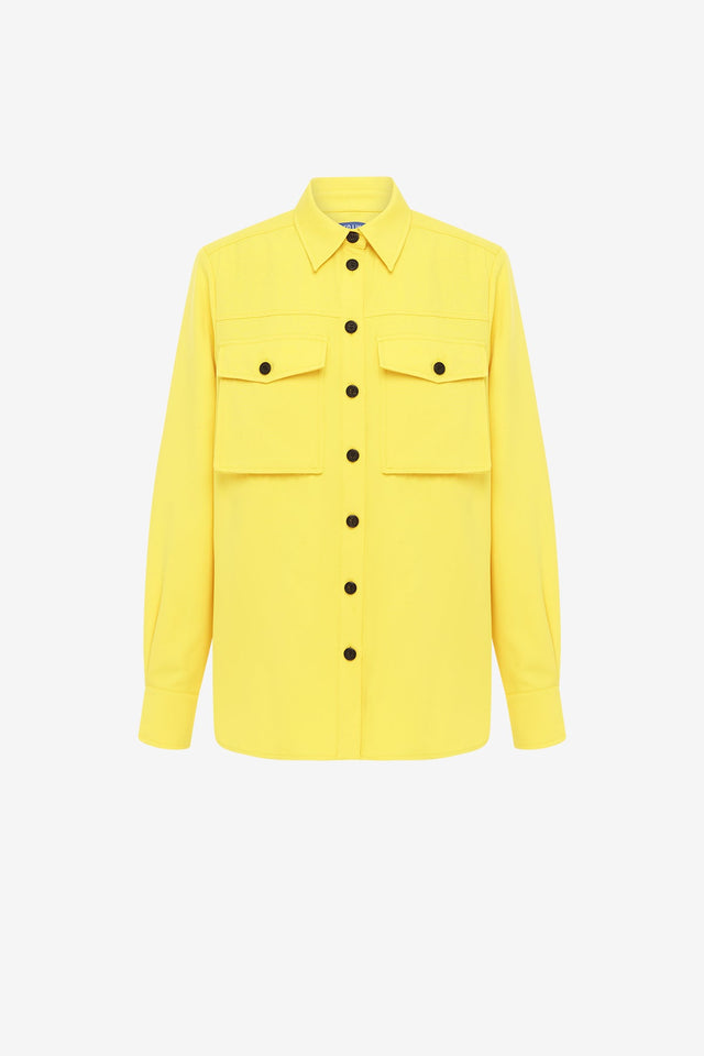 Exclusive LEO LIN Mavis Pocket Shirt - Sunshine