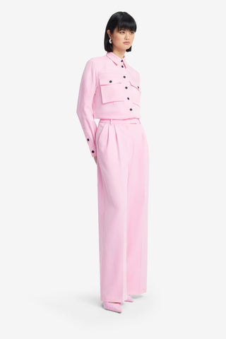 Exclusive LEO LIN Elisha Wide Leg Pants - Baby Pink