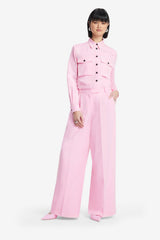 Mavis Pocket Shirt - Baby Pink Blouse/Shirts