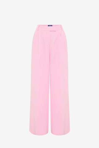 Exclusive LEO LIN Elisha Wide Leg Pants - Baby Pink