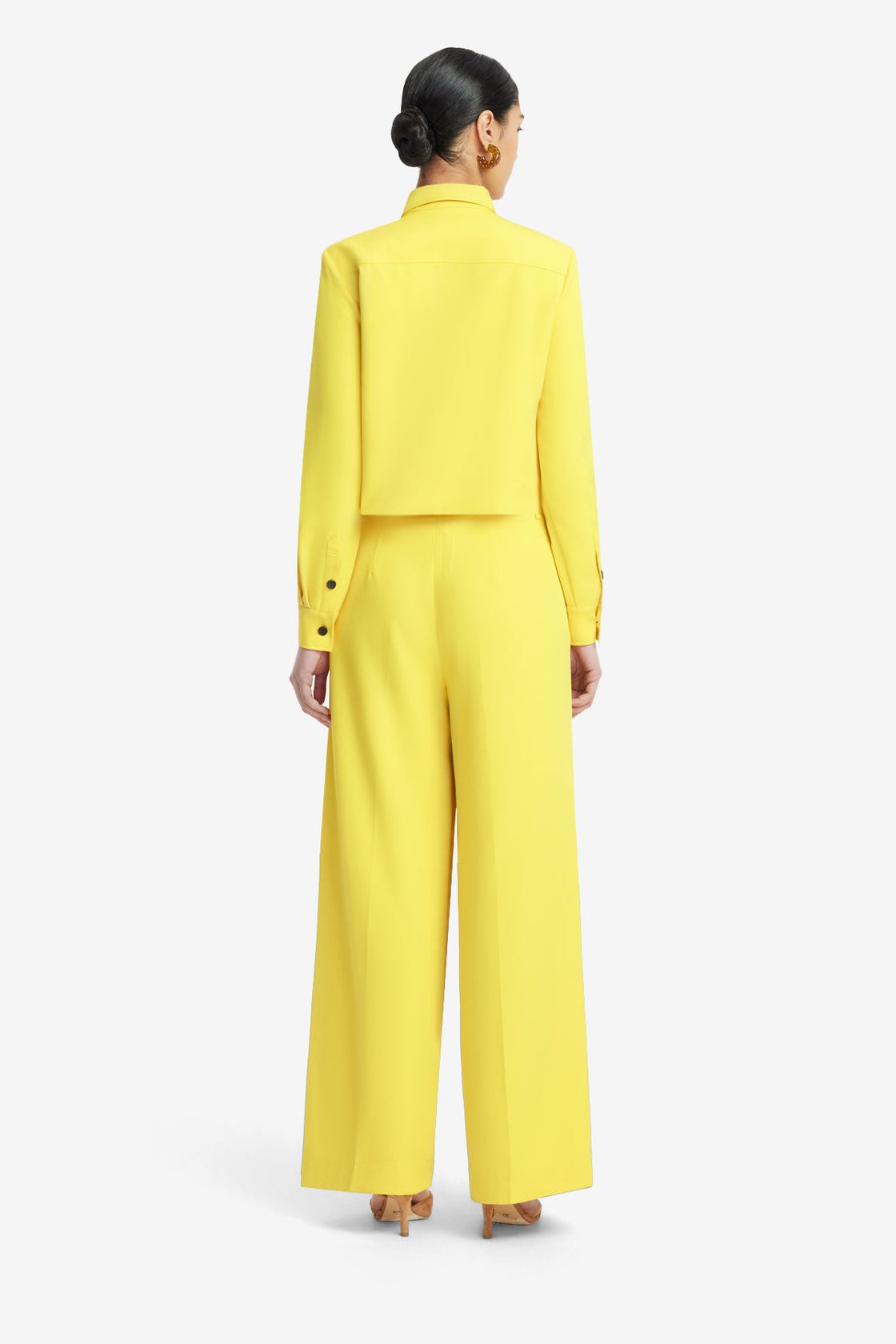 Exclusive LEO LIN Elisha Wide Leg Pants - Sunshine
