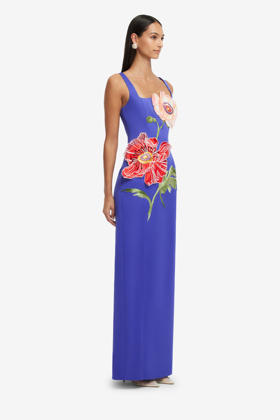 Exclusive LEO LIN Adelina Maxi Dress - Lapis