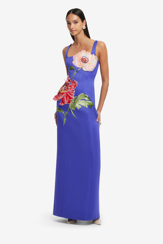 Exclusive LEO LIN Adelina Maxi Dress - Lapis