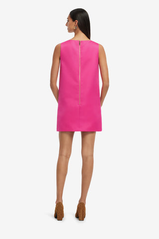 Exclusive LEO LIN Kaelyn V Neck Mini Dress - Orchid Print