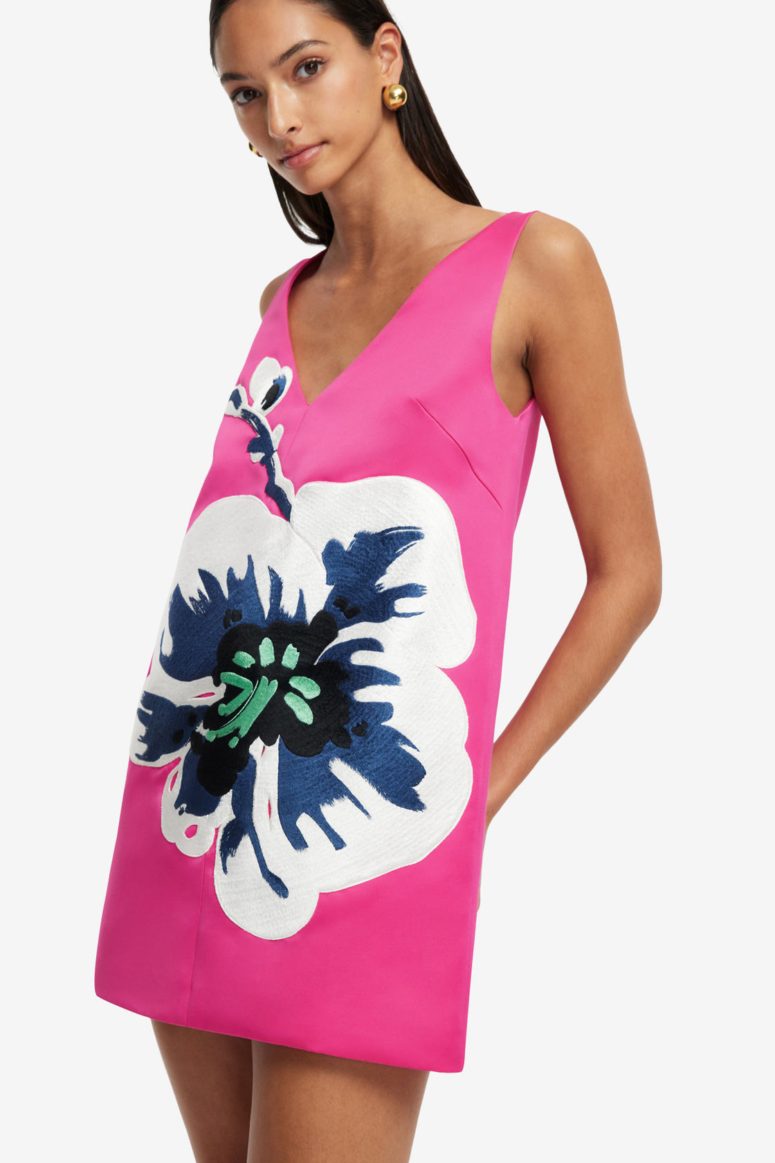 leo lin orchid dress Leo Lin Strapless Floral Applique Gown by Leo Lin