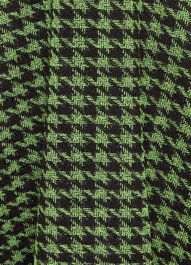Exclusive LEO LIN Rosalyn Tweed Maxi Skirt - Houndstooth