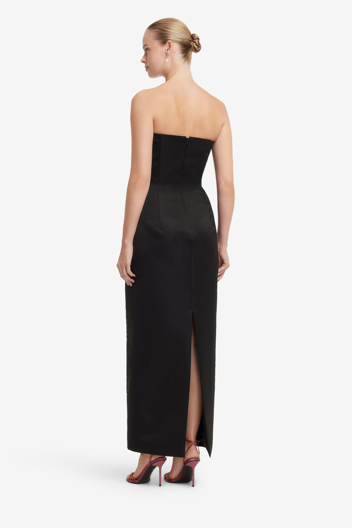 Rayna Embroidered Maxi Dress - Snapdragon Print in Ebony Dress Maxi