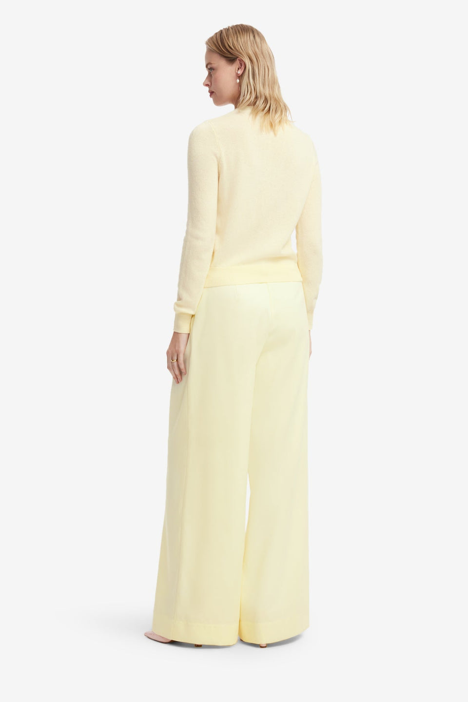 Elisha Wide Leg Pants - Chartreuse Pants