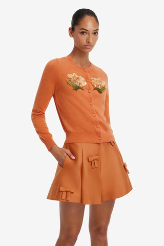 Abby Bow Shorts - Ochre Shorts