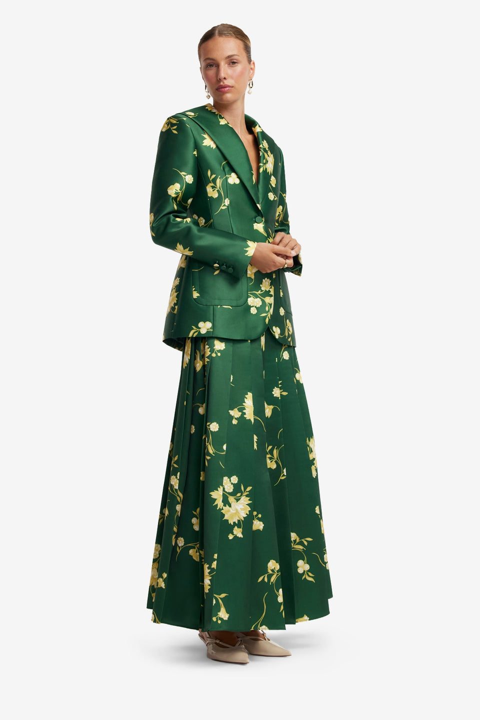 Brynn Blazer - Forest Print Blazer
