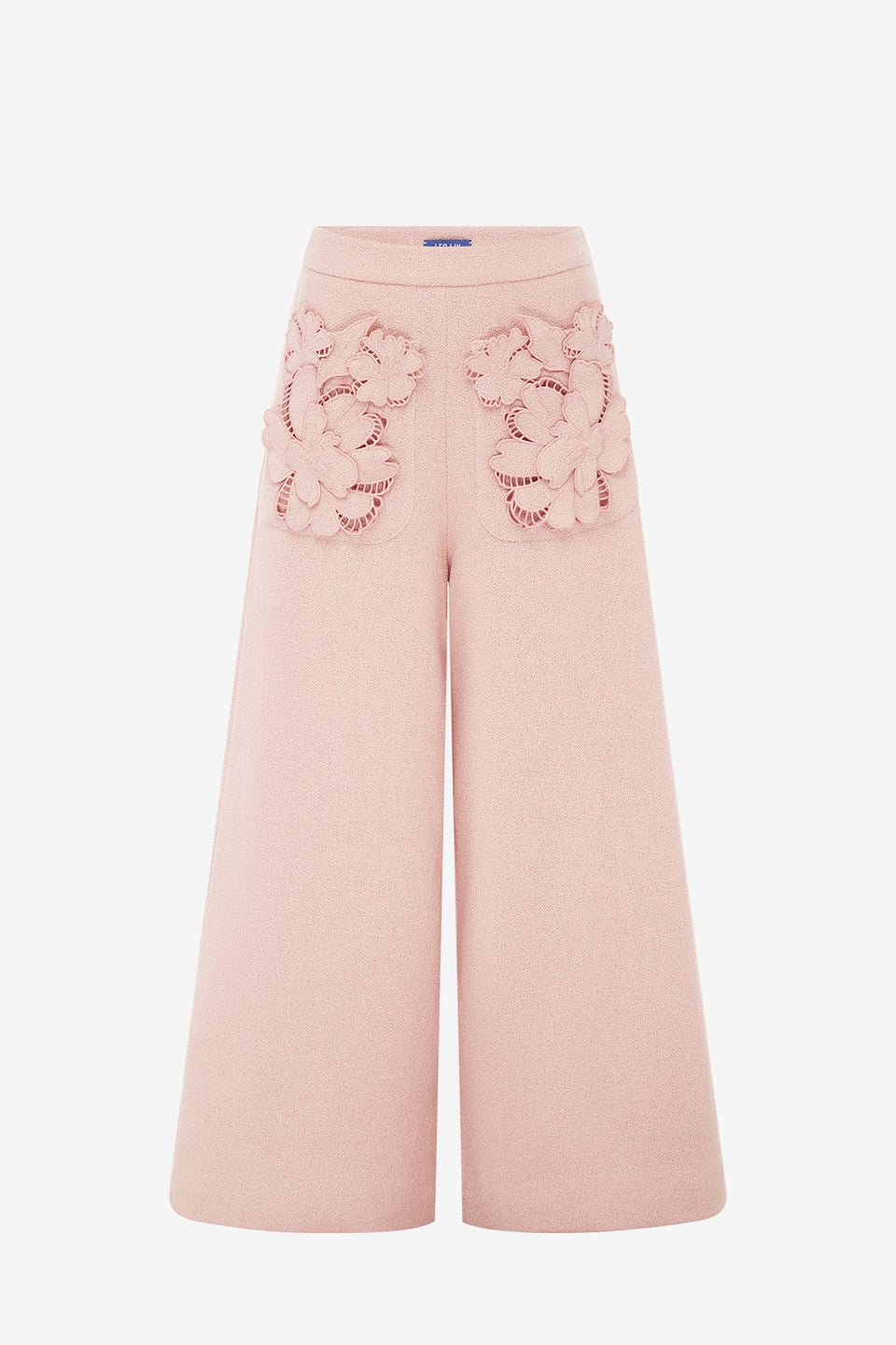 Christina Applique Tweed Pants - Dusty Pink Pants