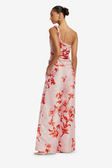 Sylvana One Shoulder Top - Magnolia Print Tops