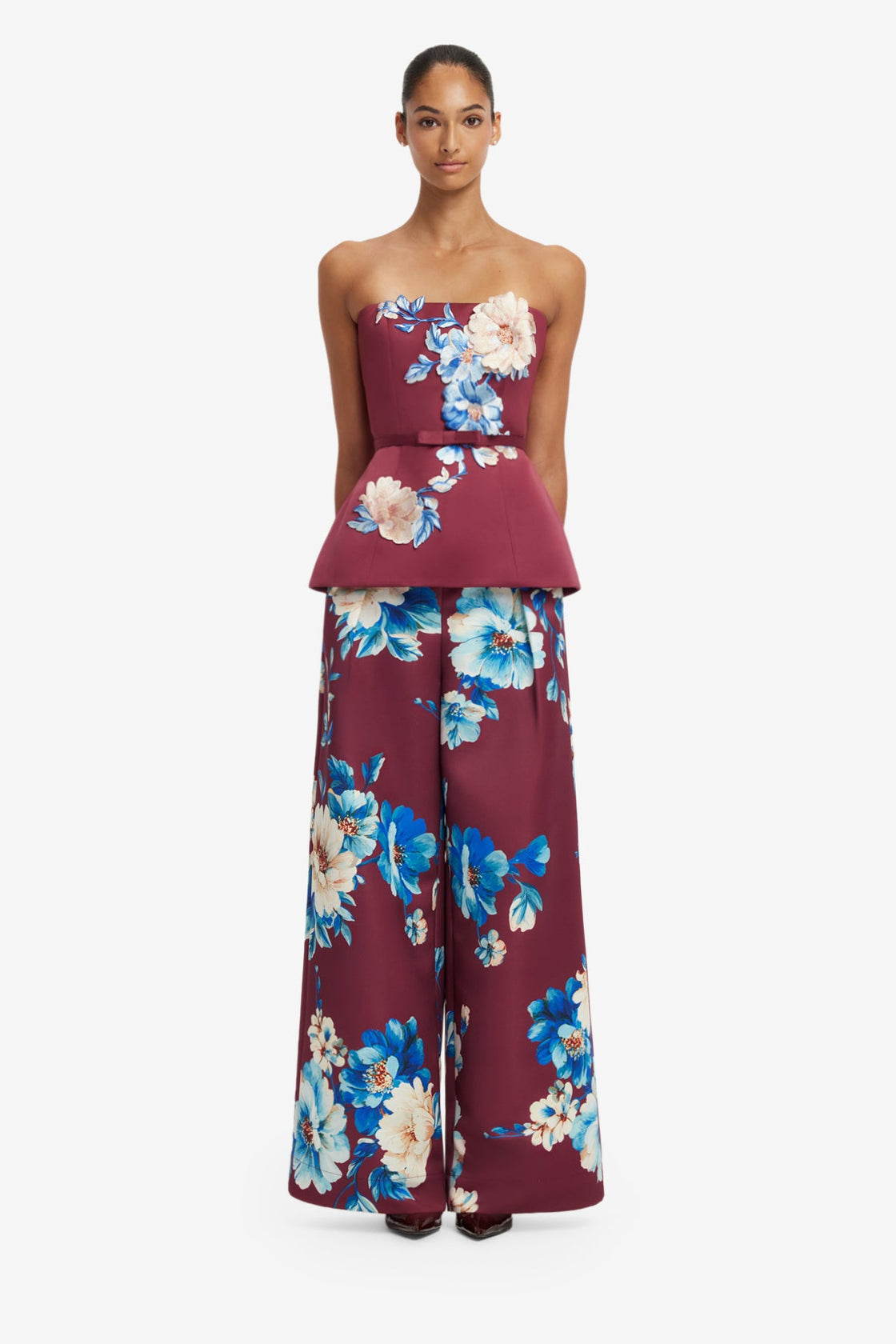 Elisha Wide Leg Pants - Cosmos Print Pants