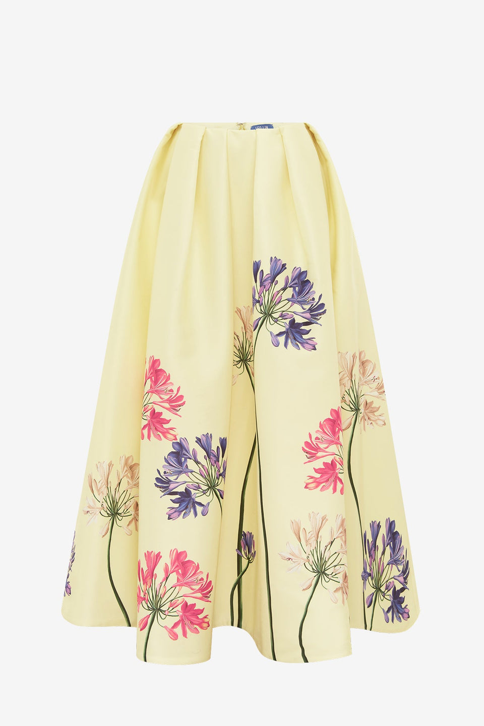 Victoria Puff Maxi Skirt - Agapanthus Print Skirts