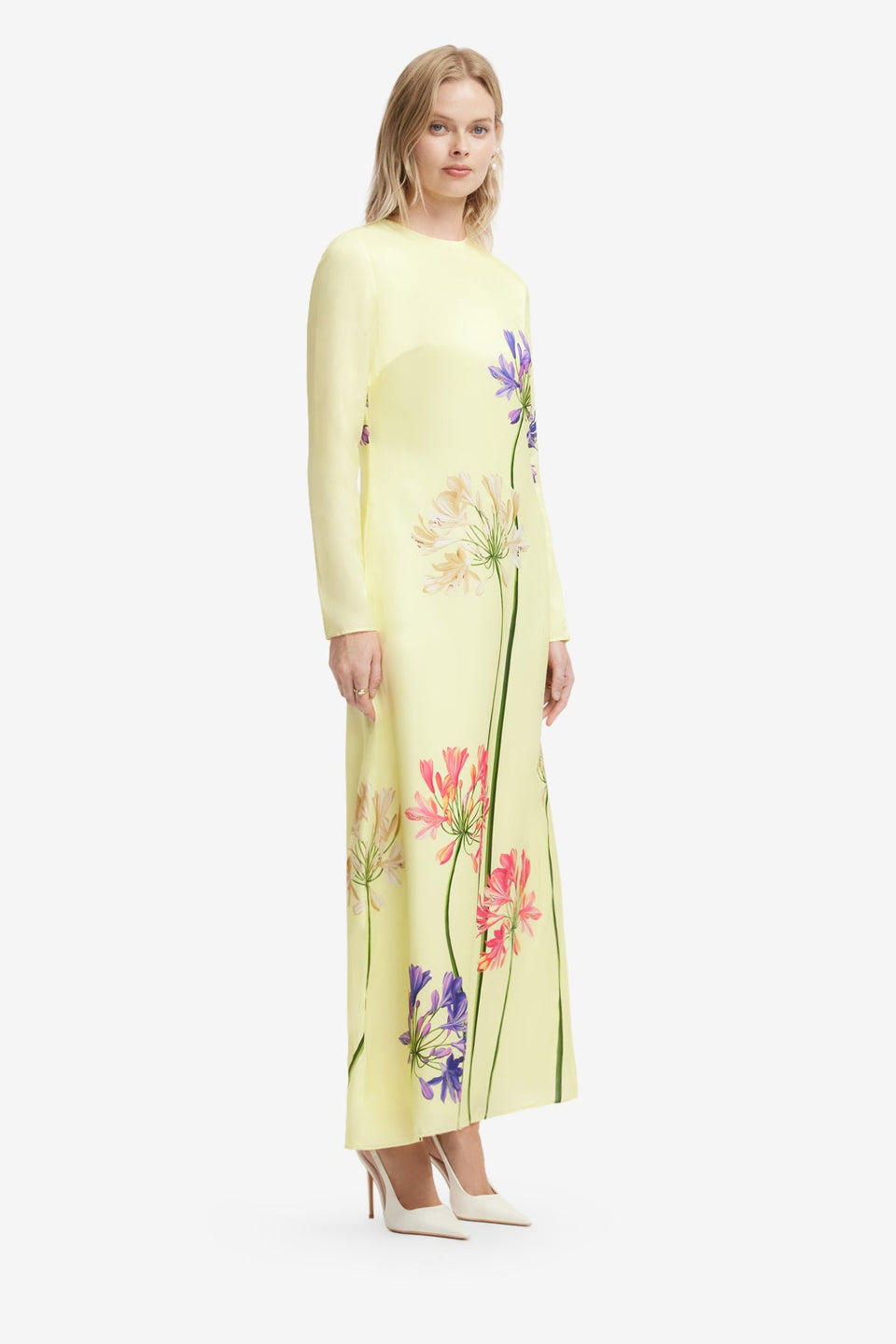 Cassandra Maxi Dress - Agapanthus Print Dress Maxi