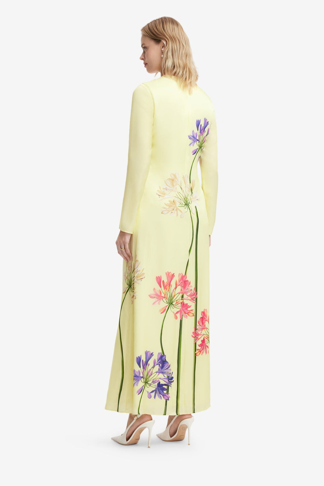 Cassandra Maxi Dress - Agapanthus Print Dress Maxi