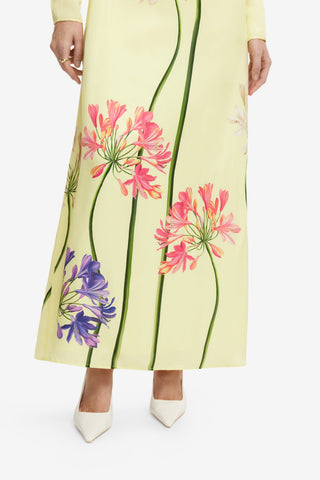 Cassandra Maxi Dress - Agapanthus Print Dress Maxi